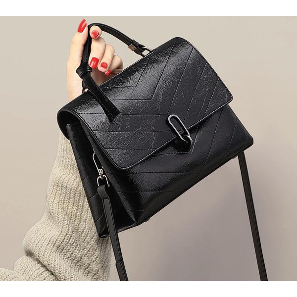 Bolso Tote Nuevo Para Mujer De Alta Gama OtoñO E Invierno Cuero Genuino Bandolera Gran Capacidad Bolso De Madre-image