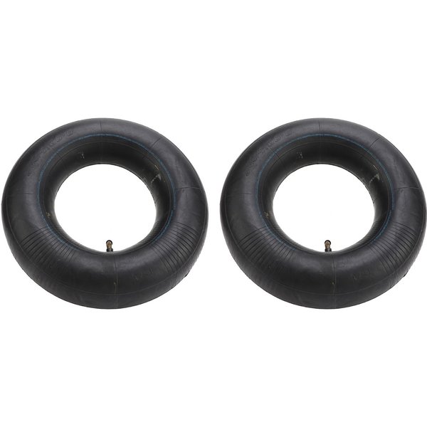 2PCS 3.50 4.00‑6 NeumáTico Con VáStago De VáLvula Acodado TR87 Caucho Para Carretillas Go Kart ATV Quitanieves Carretillas De Mano-image