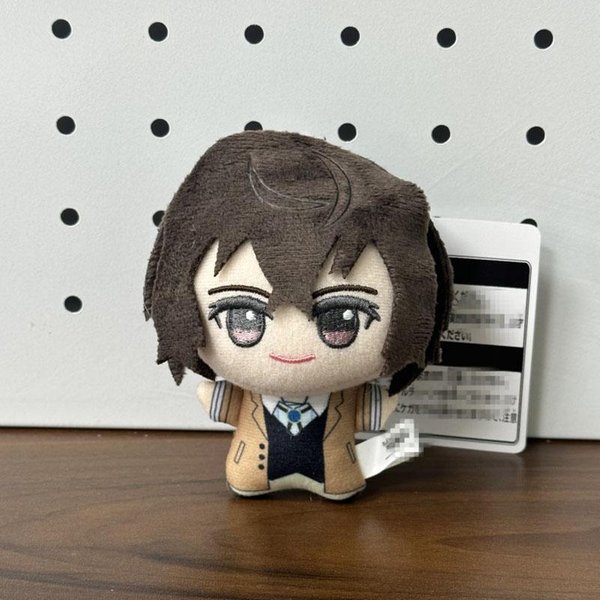 10Cm BSD Dazai Osamu Pluszowa Lalka Nakahara Chuuya Nakajima Atsushi Breloczek Super Urocza Zabawka Anime Prezent 10Cm Black-image