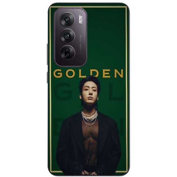 Coque De TéLéPhone - Maniacase - Oppo Reno 12 5G - Silicone - Souple - Motif BTS Negro-image