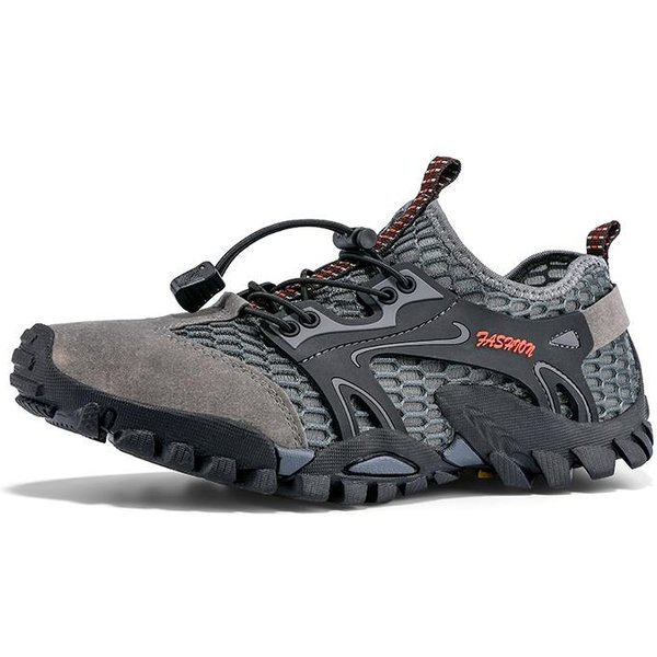 MęSkie Buty Turystyczne Do Uprawiania SportóW Na śWieżYm Powietrzu Wspinaczka Trekking Buty Do Chodzenia 38 Szary-image