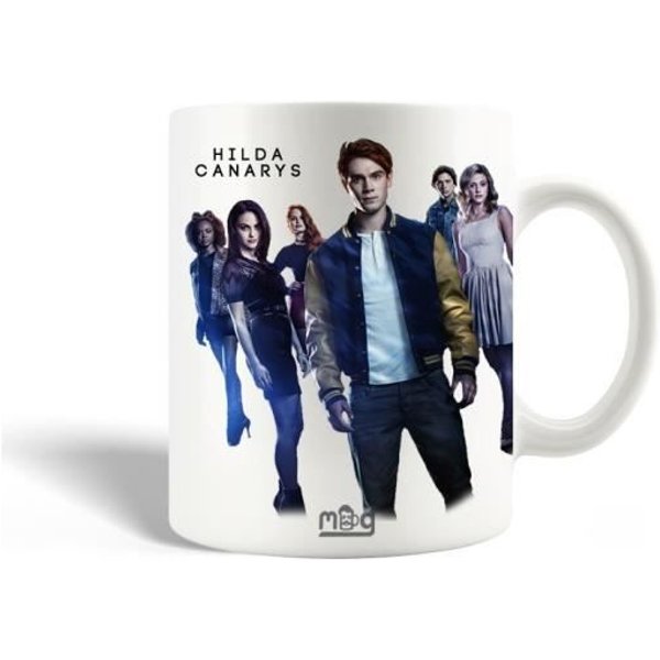 Taza De CeráMica - Riverdale - Hilda - 30Cl - Blanca - Apta Para Lavavajillas-image