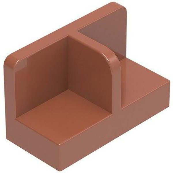 100G / 204 SZT 93095 PłYtka 1X2X1 W Tym ZaokrąGlone NarożNiki Klocek Moja WłAsna Kreacja Dopasowanie KoloróW W Tym Klocek ZróB To Sam Zabawka Dla Dzieci Montaż Brown-image