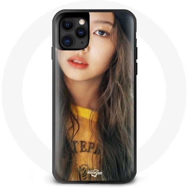 Funda Para Iphone 13 Pro - Maniacase - Blackpink Jennie - Negro - RíGida - ProteccióN Negro-image