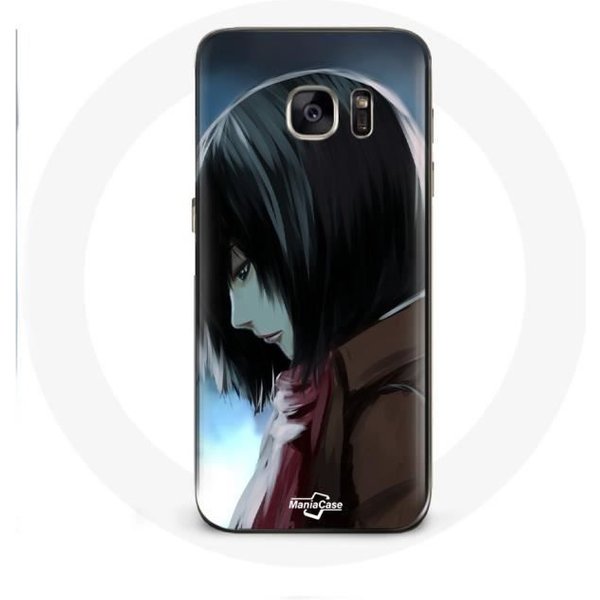 Funda Para Samsung Galaxy S6 Mikasa Ackerman Ataque A Los Titanes Manga Anime-image