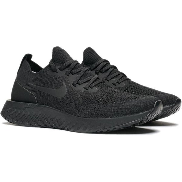 Nike Epic React Flyknit Triple Negro Mujer AQ0070-003 35.5 Black-image