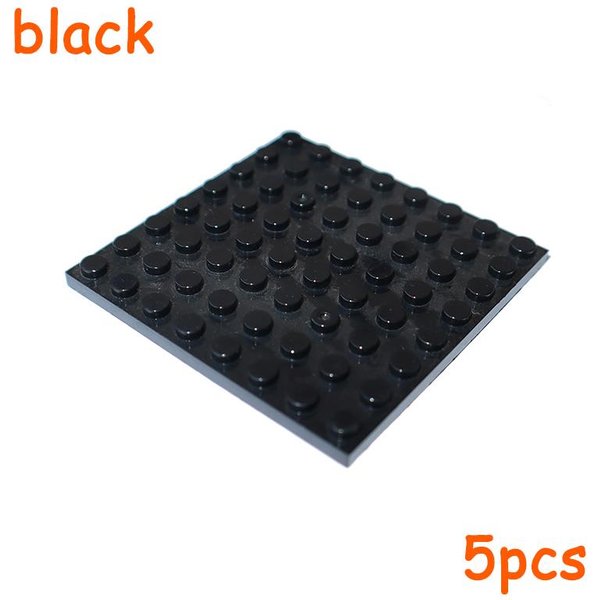5 Uds 8X8 Puntos 8*8 Placa 41539 MOC Ensamblar PartíCulas Hazlo TÚ Mismo Bloques De ConstruccióN Figuras Ladrillos Juguete Creativo Centrado En El Aprendizaje Ideal Para NiñOs Blanco-image