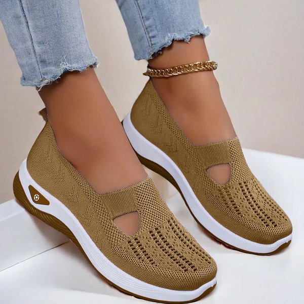 Zapatos De Verano, Sandalias Transpirables, Suela Suave Antideslizante, Zapatos Casuales Para Caminar. 36 Café-image