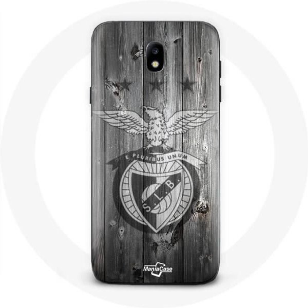 Funda - Maniacase - Samsung Galaxy J7 2017 - Flexible - ProteccióN - DiseñO Benfica Negro-image
