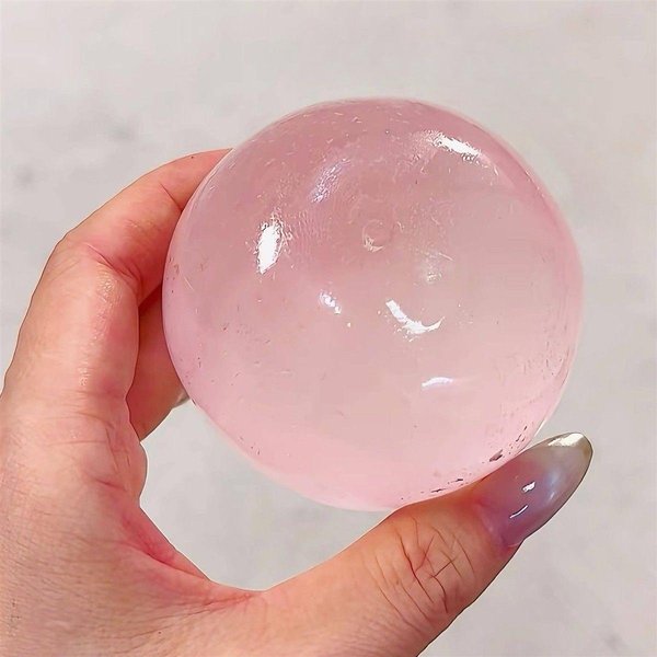 Zabawka Maltose Squishy Urocza Hi Antystresowa Zabawka Fidget MięKka Symulowana Niebieska/RóżOwa Przezroczysta PiłKa Szybko OdbijająCa Zabawka Dekompresyjna 1PCS-image