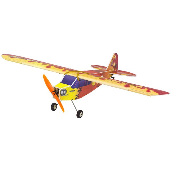 Dancing Wings Hobby E31 J3 Firebird 600 Mm Envergadura PP Espuma Control Remoto AvióN Ala Fija Type 1 Rojo-image