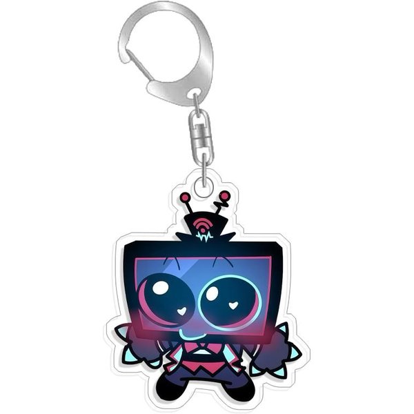 Hazbin Hotel Angel Dust Vox Stolas Alastor Domowy Akrylowy Uroczy Breloczek Wisiorek Zawieszki Do Torebka Kolekcja Gier Anime Zabawka Prezent 5Cm 5Cm-image