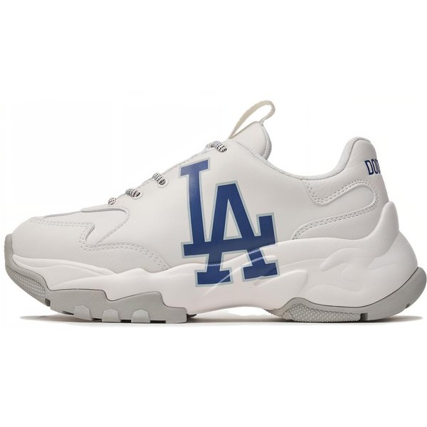 MLB Big Ball Chunky Codzienne Proste PodwyżSzająCe Niski Top Buty Taty Unisex Trampki BiałE Niebieskie 3ASHC104N-07WHS 41 White-image