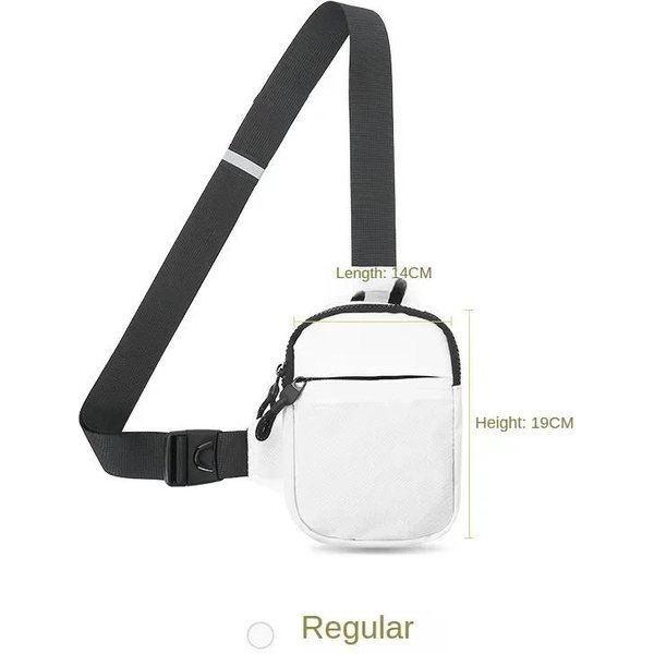 MęSka Torba Kurierska Crossbody Na Ramię, Damska MałA Torba Typu Sling Pack Do Pracy, Sportowa, Wodoodporna, Typu Oxford, Torebka Listonoszka-image