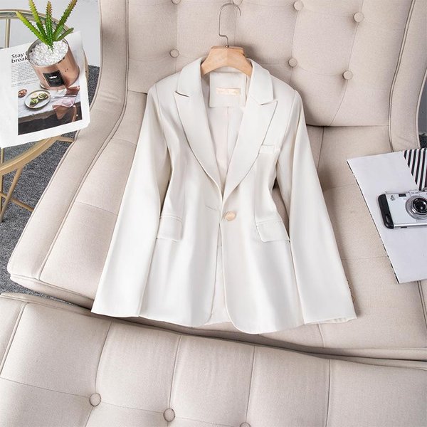 OtoñO E Invierno Nuevo Blazer Casual De AlgodóN Abrigo De AlgodóN Slim Ajustado De Un Solo BotóN Para Mujer 4XL-image