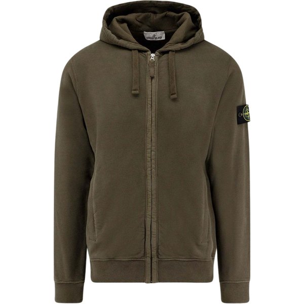Chaqueta Stone Island Con Capucha, Cremallera Y Manga Larga, Con Parche De Logo ExtraíBle, Para Hombre, Modelo K2S156100067S0A20-V0054 XL Brown-image