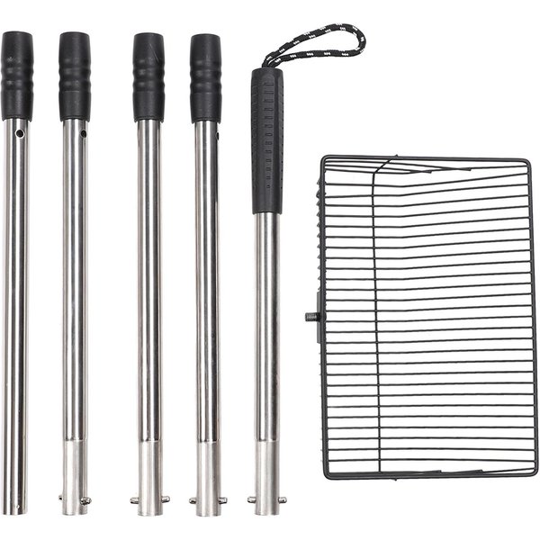 Recogedor De Excrementos De Pollo 201 Acero Inoxidable Pala Para Basura De Gallinero Recogedor De Arena Para Gatos Con 5 Gray-image