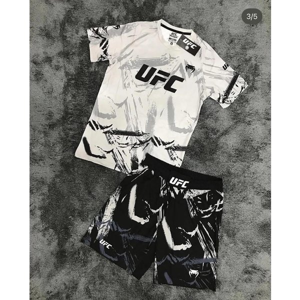 Camiseta De Entrenamiento De Equipo De Artes Marciales Mixtas UFC Para Hombre Sudadera De Running Fitness Ropa Deportiva Para Exterior Boxeo Lucha Conjunto XL-image