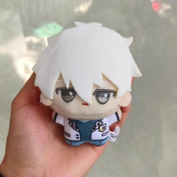 10Cm Blue Lock Pluszowa Lalka Wisiorek Mini Anime Nagi Seishiro Pluszowe Zabawki Kolekcjonerskie ŚWięTa Urodziny Prezenty Lalki 10Cm White-image