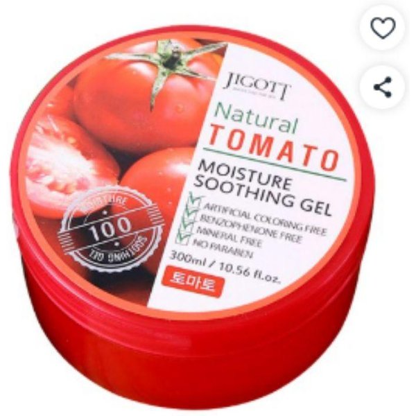 Jigott Naturalny ŻEl NawilżAjąCo-ŁAgodząCy Pomidorowy 300Ml – NawilżAjąCy RozjaśNiająCy Wielofunkcyjny ŻEl ŁAgodząCy Twarz I CiałO K-Beauty-image