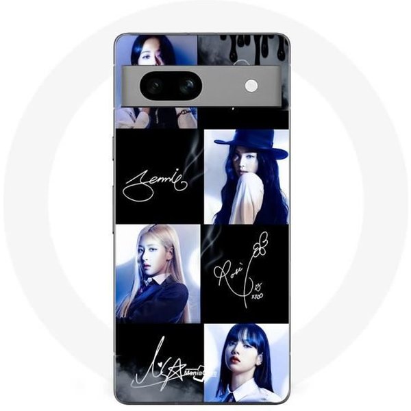 Funda - Maniacase - Google Pixel 7A - Negra - Flexible - Firma Foto Negro-image