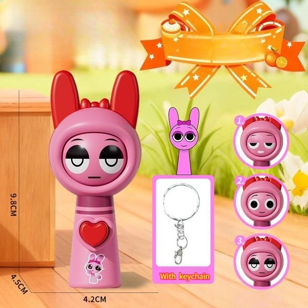 1/6 Szt. Mini Sprunki Figurka Akcji Zabawka ZmieniająCa Twarz Filmowe Sprunki Wenda Model Lalki Figurki Z Brelokiem Prezent Dla Dzieci-image