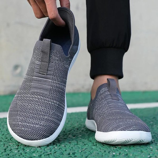 Lekkie MęSkie Buty Codzienne Klasyczne OddychająCe Wsuwane MęSkie WytrzymałE Trampki AntypośLizgowe MęSkie PłAskie Buty Do Chodzenia Na ZewnąTrz 43-image