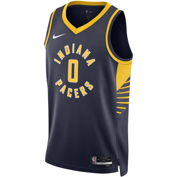 Camiseta Nike Indiana Pacers EdicióN Icono Para Hombre Nike Dri-Fit NBA Swingman S Black-image