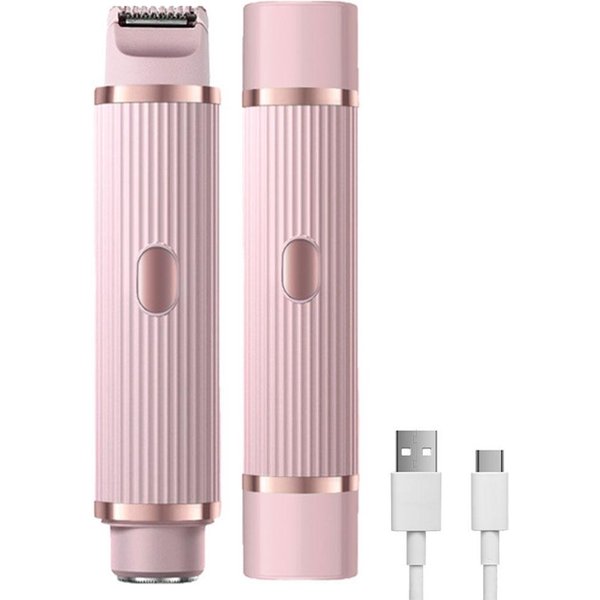 Afeitadora EléCtrica Para Mujeres Afeitadora Femenina Recortadora De Bikini Depiladora Corporal Para Bikini ÁRea Privada Pierna Axila Depiladora EléCtrica-image