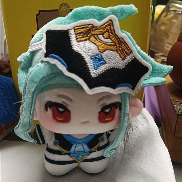 10 Cm Juego Genshin Impact El Doctor Il Dottore Peluche MuñEco Relleno Colgantes Decorativos Para Mochila Llavero MuñEco Juguetes De Peluche Regalos-image