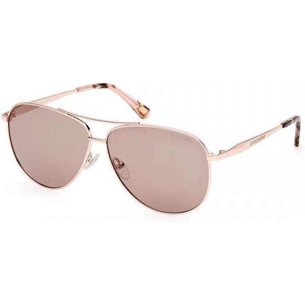 Gafas De Sol Polarizadas Skechers Para Mujer Se00037 Shiny Rose Gold/59-10-140 Gray-image