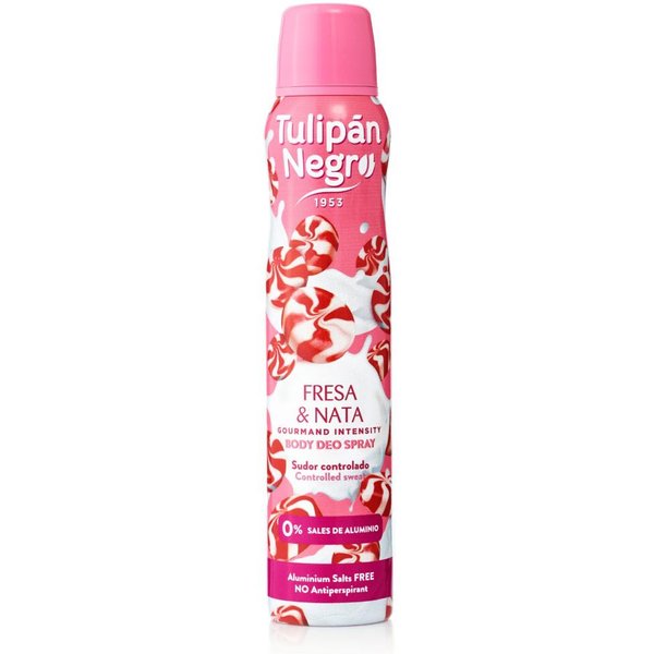Dezodorant W Sprayu Krem Truskawkowy Tulipan Negro Body Deo Spray (200 Ml)-image