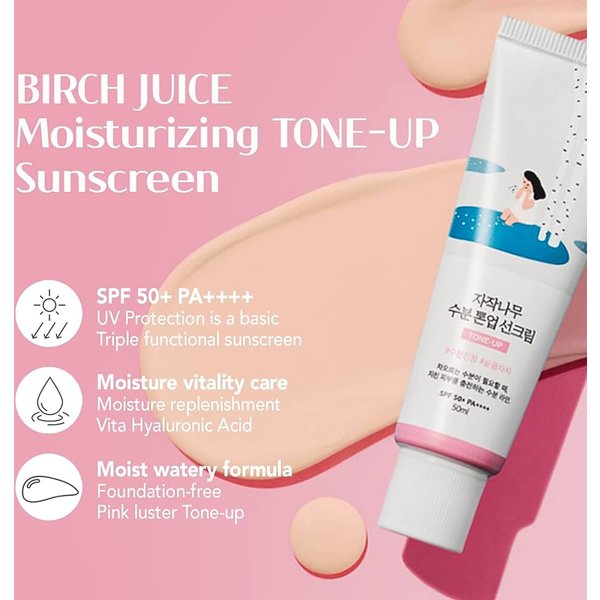 Round LAB - Protector Solar Tonificante Hidratante Abedul 50Ml White-image