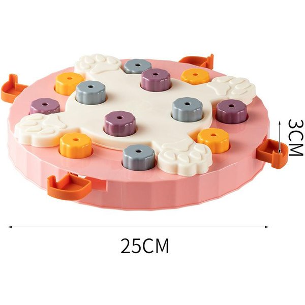 Puzzle Dla PsóW Zabawki Powolny Podajnik Interaktywny Wzrost Szczenię IQ Dozownik Karmy Powoli Jedzenie Miska Kot Domowy ArtykułY Do Karmienia PsóW-image