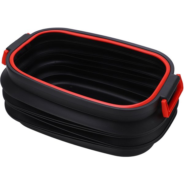 Cubo De Almacenamiento TelescóPico De 37L Cubo De Basura Multifuncional Con Tapa Para Pesca Al Aire Libre Camping Viajes Black-image