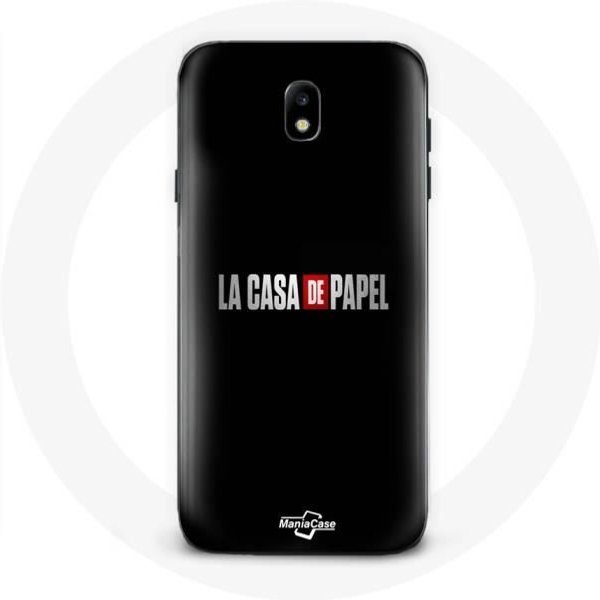 Funda - La Casa De Papel - Samsung Galaxy J5 2017 - Flexible - Negro - Logo-image
