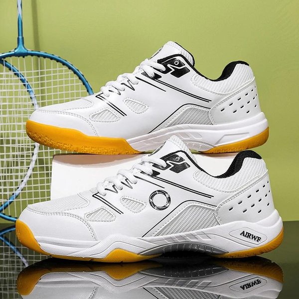 Zapatillas De BáDminton Tenis De Pista Para Entrenamiento Voleibol Interior Exterior Profesionales Hombres Antideslizantes Transpirables Zapatillas Deportivas 40 Gray-image