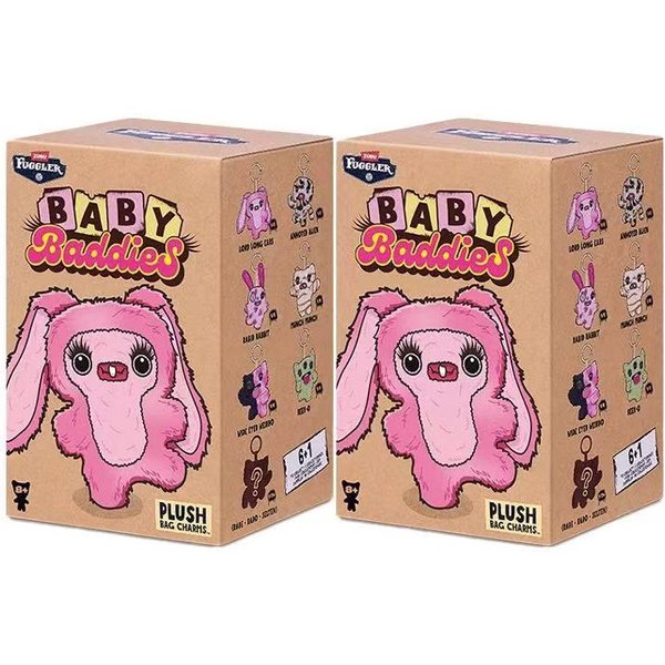Fugg Baddies Fuggler Oryginalny Breloczek Pluszowa Zabawka Zirytowany Obcy Brzydki PotwóR Maskotka Lalka Peluche Prezenty Random Style-image