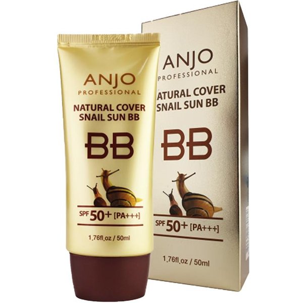 Anjo Natural Cover Snail Sun Krem Bb 50Ml (3 Opcje) #1PCS-image