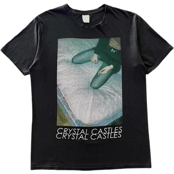Crystal Castles Ciervo Camiseta Negra Unisex De AlgodóN Pesado Tallas S-5XL Xxxl Gray-image