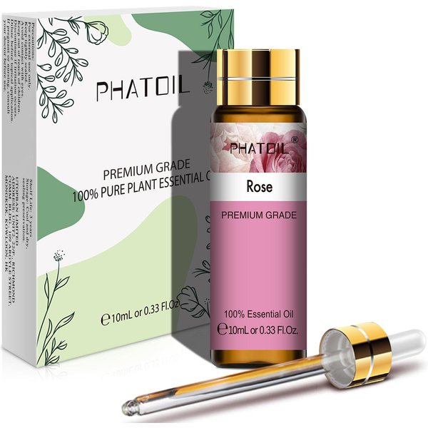 Phatoil 10ML Z Zakraplaczem Lawenda Wanilia Eukaliptus Czyste Naturalne Olejki Eteryczne RóżA JaśMin Ylang Ylang Dyfuzor Olejek Zapachowy Rose-image