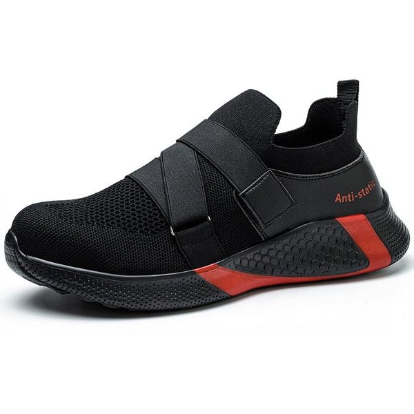 Zapatos De Seguridad Laboral Hombre Mujer Ligeros Transpirables AntiestáTicos Zapatillas De Trabajo Protectoras Puntera De Acero Botas De Seguridad Indestructibles 44-image