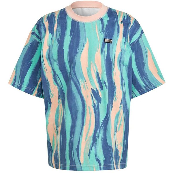 Camiseta Adidas Originals Hombre Multicolor L Blue-image