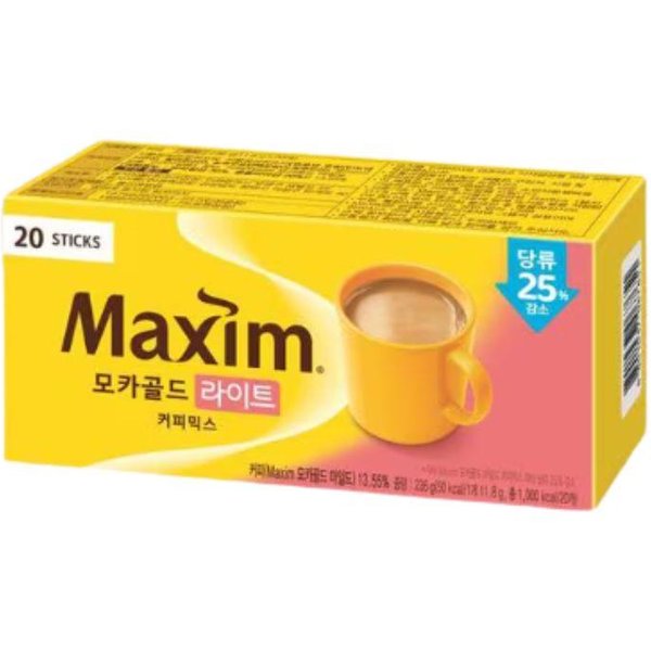 Maxim Mocha Gold Light Mezcla De Café InstantáNeo Coreano Suave 20 Sobres 1Box(20Ea) Multi-image