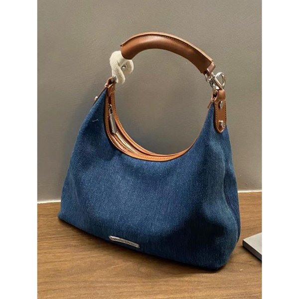 Nuevo Bolso Tote De Gran Capacidad Estilo Hong Kong Retro De Alta Gama Bolso De Hombro Moderno Y A La Moda Para Mujer-image