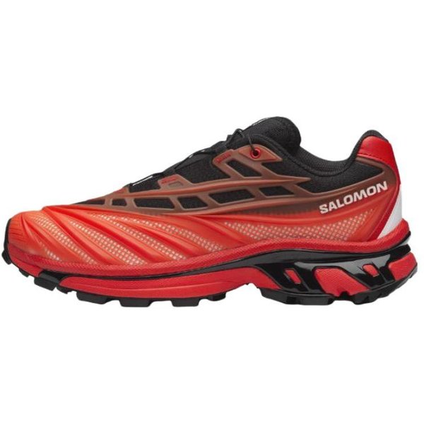 Salomon Buty Do Biegania Unisex Niskie Czarne/Czerwone Ogniste/BiałE 45 Black-image