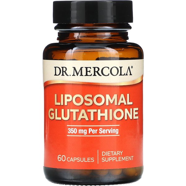 Dr. Mercola, Liposomalny Glutation, 350 Mg, 60 KapsułEk (175 Mg Na KapsułKę)-image