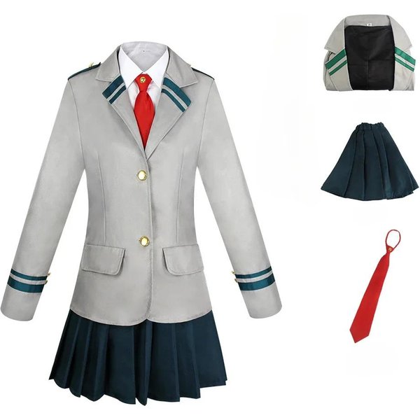 My Hero Academia Anime Kostium Cosplay Midoriya Izuku Zestaw Mundurka Szkolnego Todoroki Shoto Peruka Garnitur Unisex Halloween Odgrywanie RóL S-image