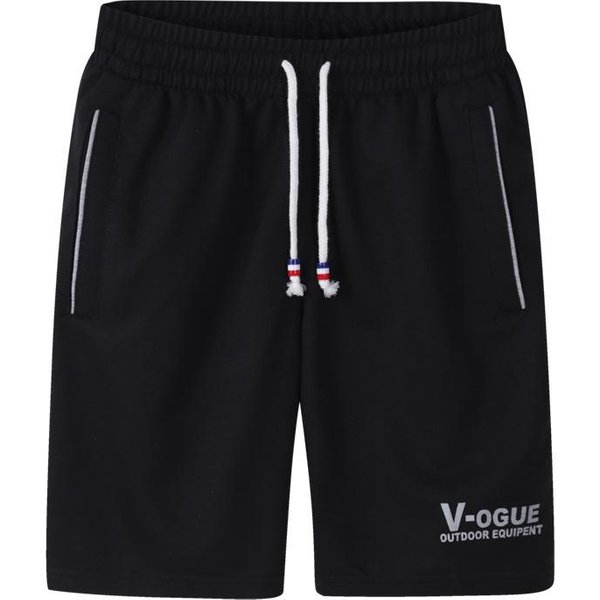 Pantalones Cortos Deportivos De Verano De Secado RáPido Para Hombre, Tallas S-6XL, EláSticos, Para Playa 4XL Negro-image