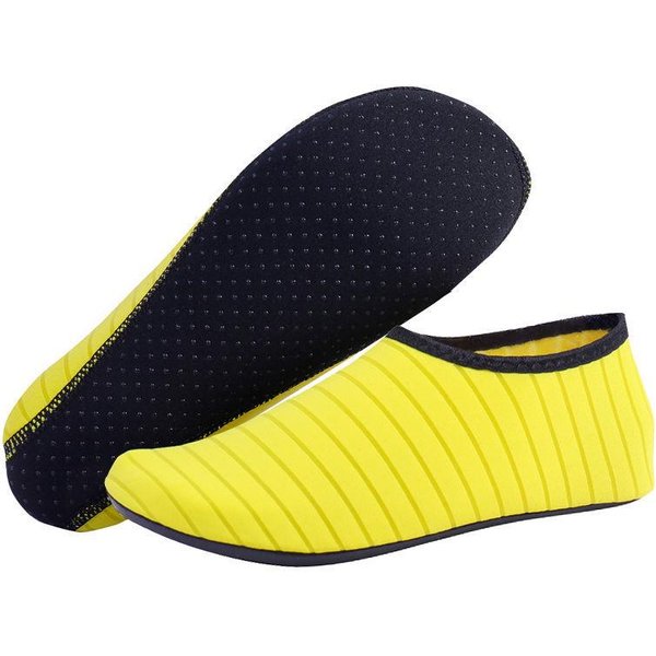 Zapatos De Playa Antideslizantes De Secado RáPido Para Nadar, Bucear, Hacer Snorkel - Zapatos De Agua De Suela Blanda Para Hombres Y Mujeres M (36-37) Yellow-image